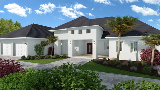 tejado nuevo con escalón en Cedreo