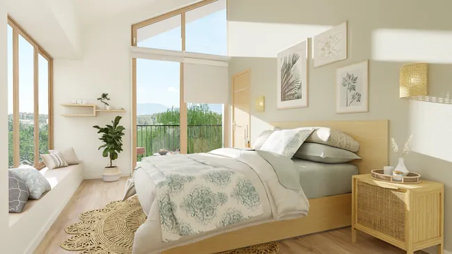 3D render of a bedroom designed with Cedreo