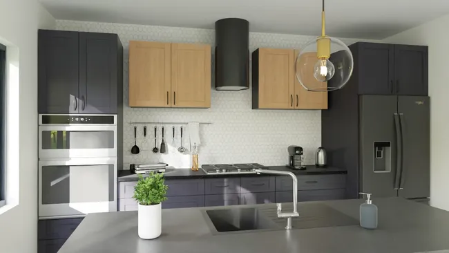 3D render of a kitchen designed with Cedreo