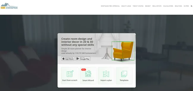 screenshot home page roomtodo
