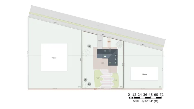 Neighborhood scaled plan designed with Cedreo