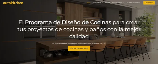 página de inicio autokitchen