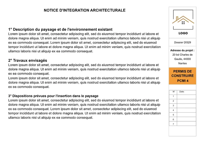 Exemple notice descriptive permis de construire réalisé avec Cedreo
